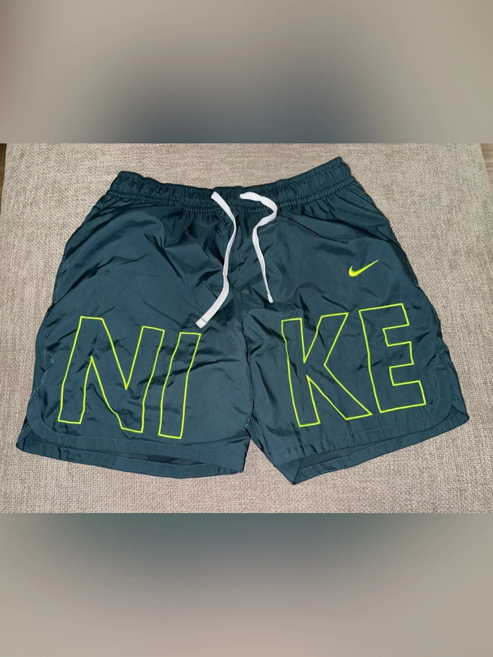Nike Men’s Dark Teal with Neon Yellow Logo